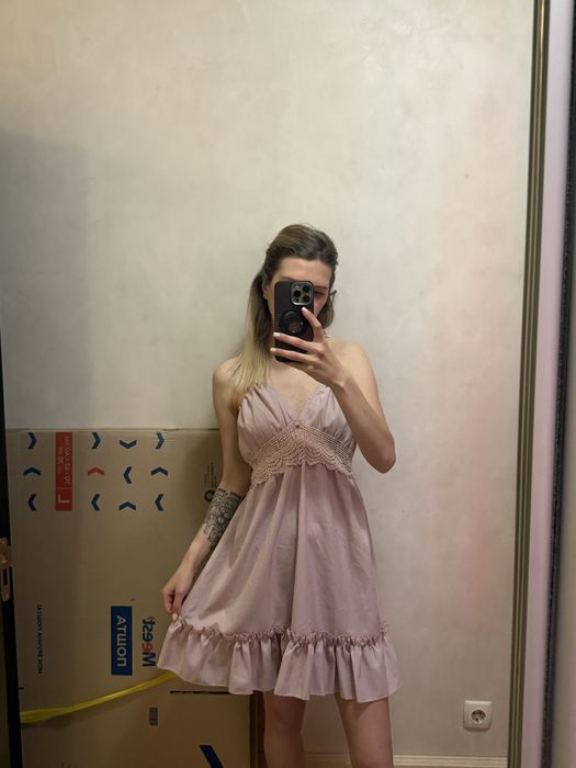 Сукня, сарафан рожевий