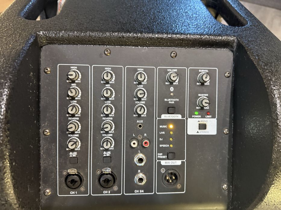 PA Sistema de Som como Novo