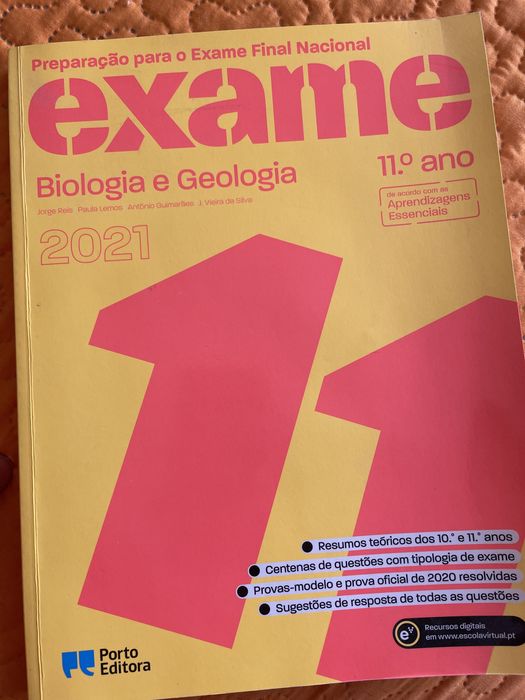 Livro de preparação para o exame nacional Biologia e Geologia