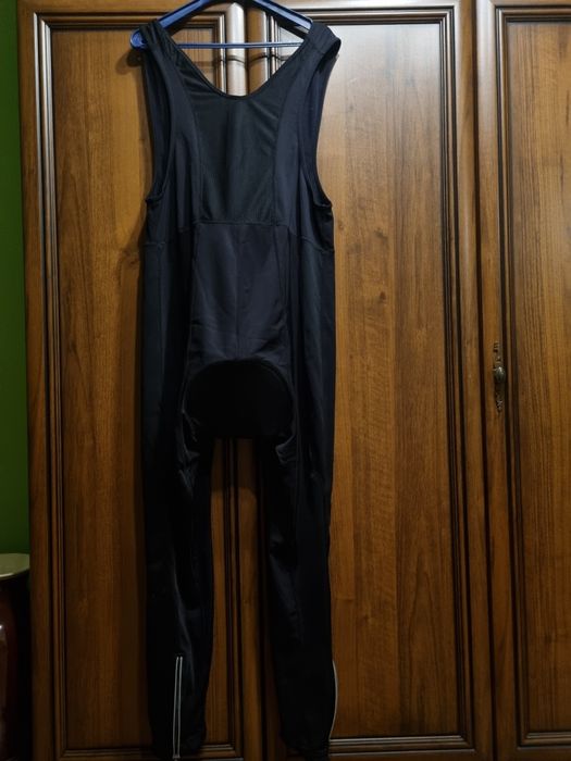 Crane sports kombinezon rowerowy czarny oddychający L  wkładką spodnie