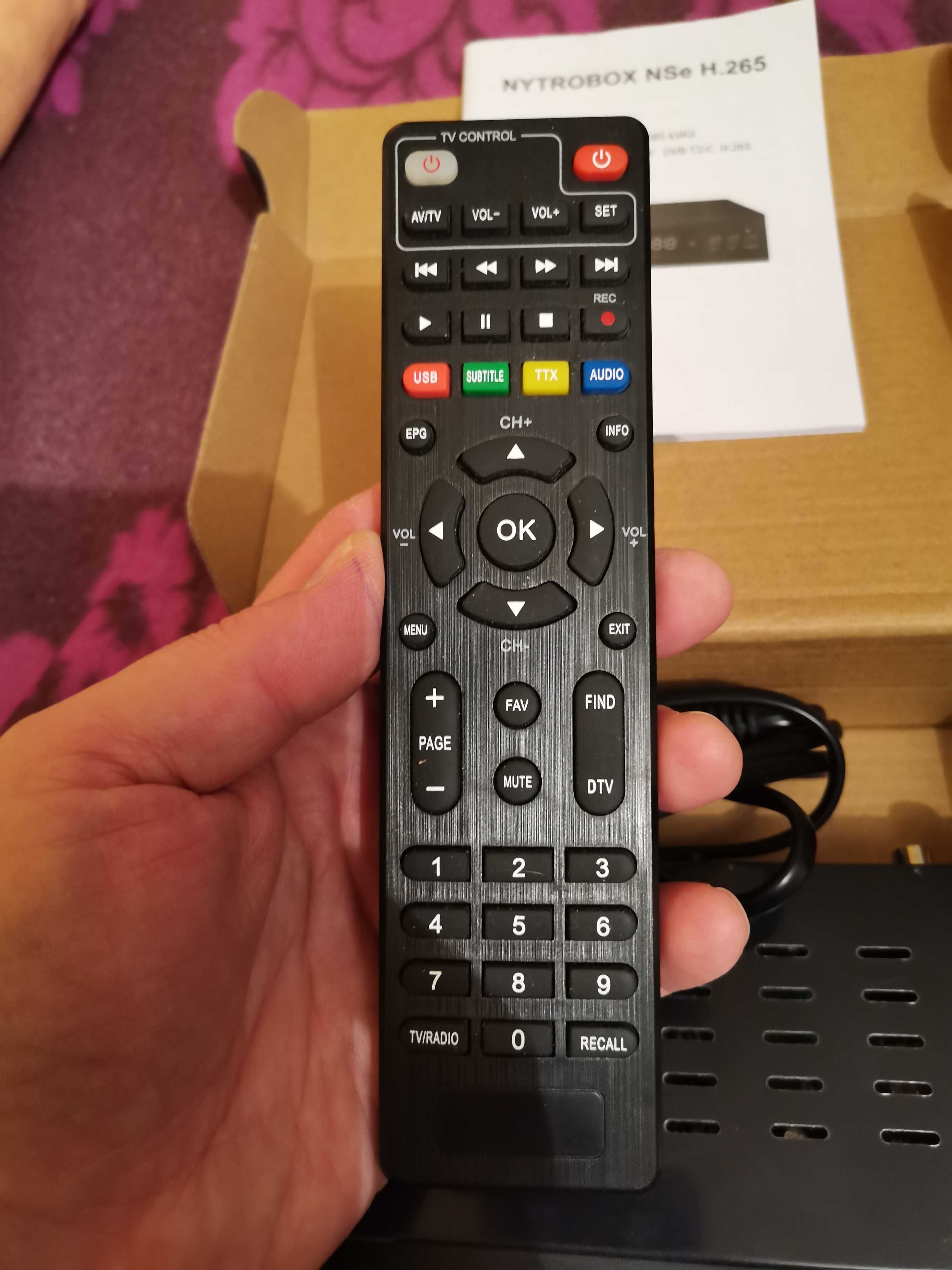 OPTICUM NYTROBOX NSe dekoder tuner HD TV naziemnej DVB-T2 H.265 HEVC