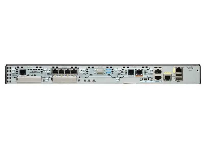 Cisco 2901 w/2 GE,4 EHWIC,2 DSP, 256MB CF,512MB DRAM,IP Base