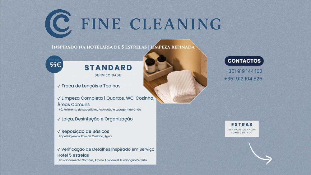 Serviços de Limpeza (alojamento local, particulares) Cleaning Service