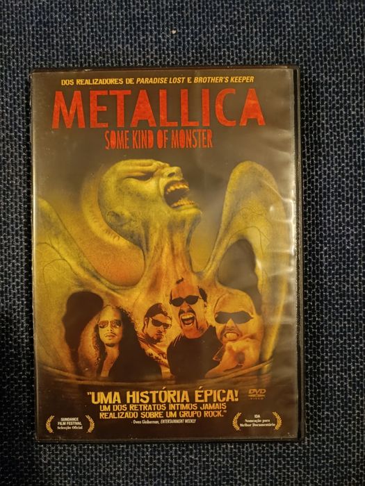 DVD do filme "Metallica - Some Kind of Monster" (portes grátis)