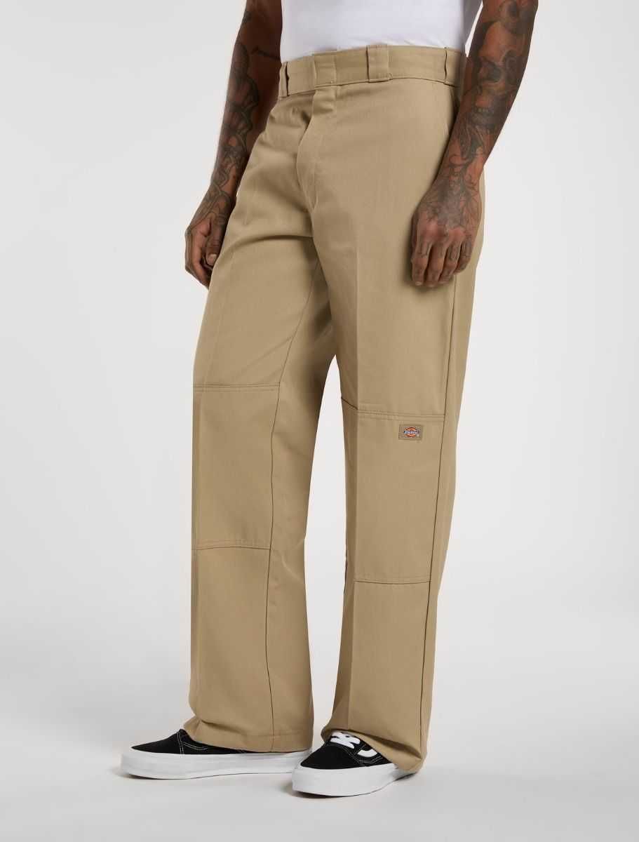 Dickies Loose Fit 33x32 Double Knee чоловічі колір бежевий прямий крой