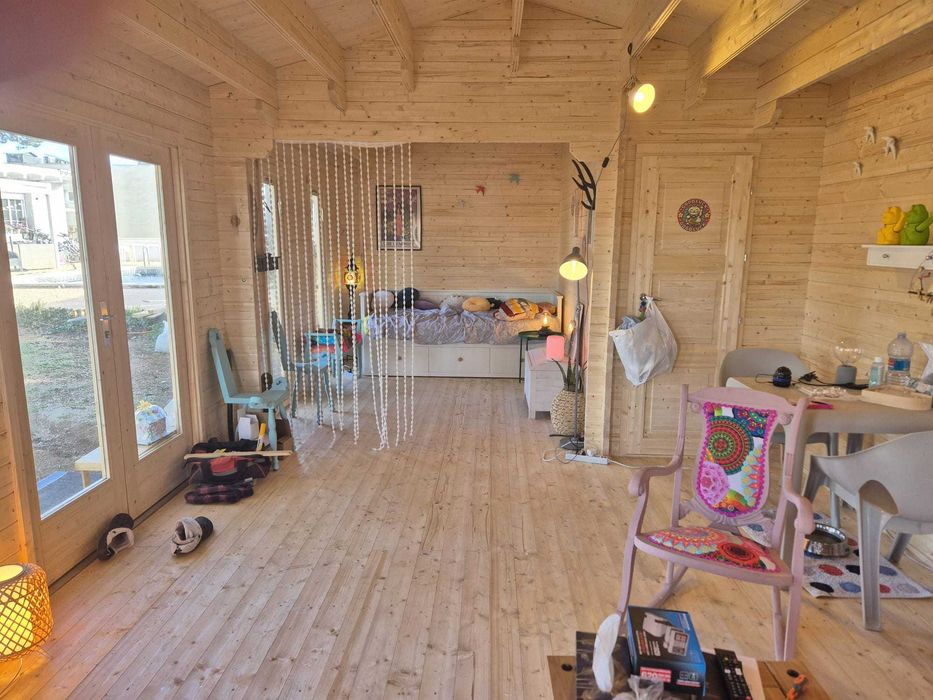 Casa de madeira de 32m2 - Modelo ARTEMIS 8x4