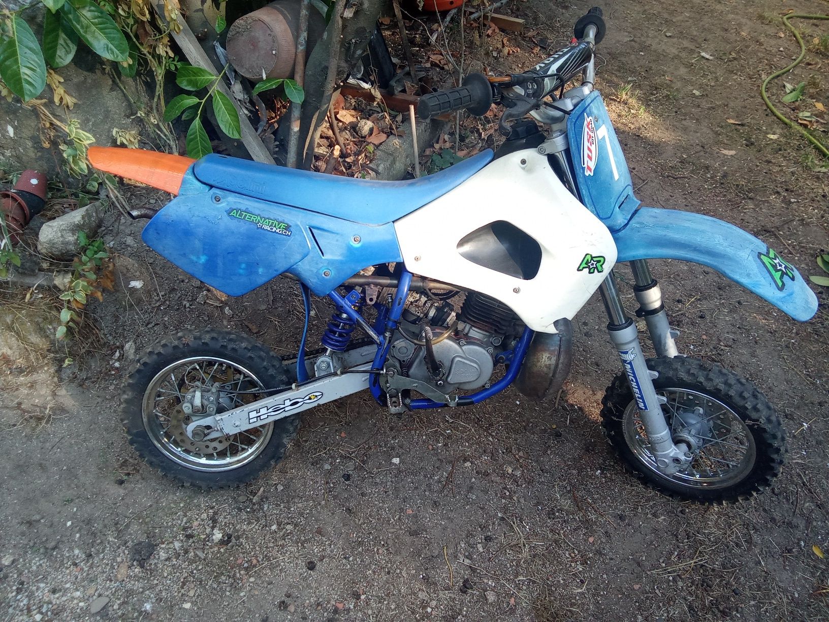 Moto cross Polini para criança 50cm3