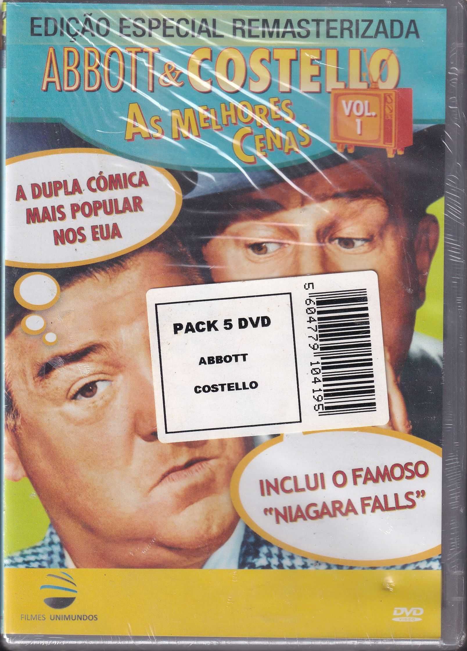 DVD - Abbott & Costello (pack 5 DVD)