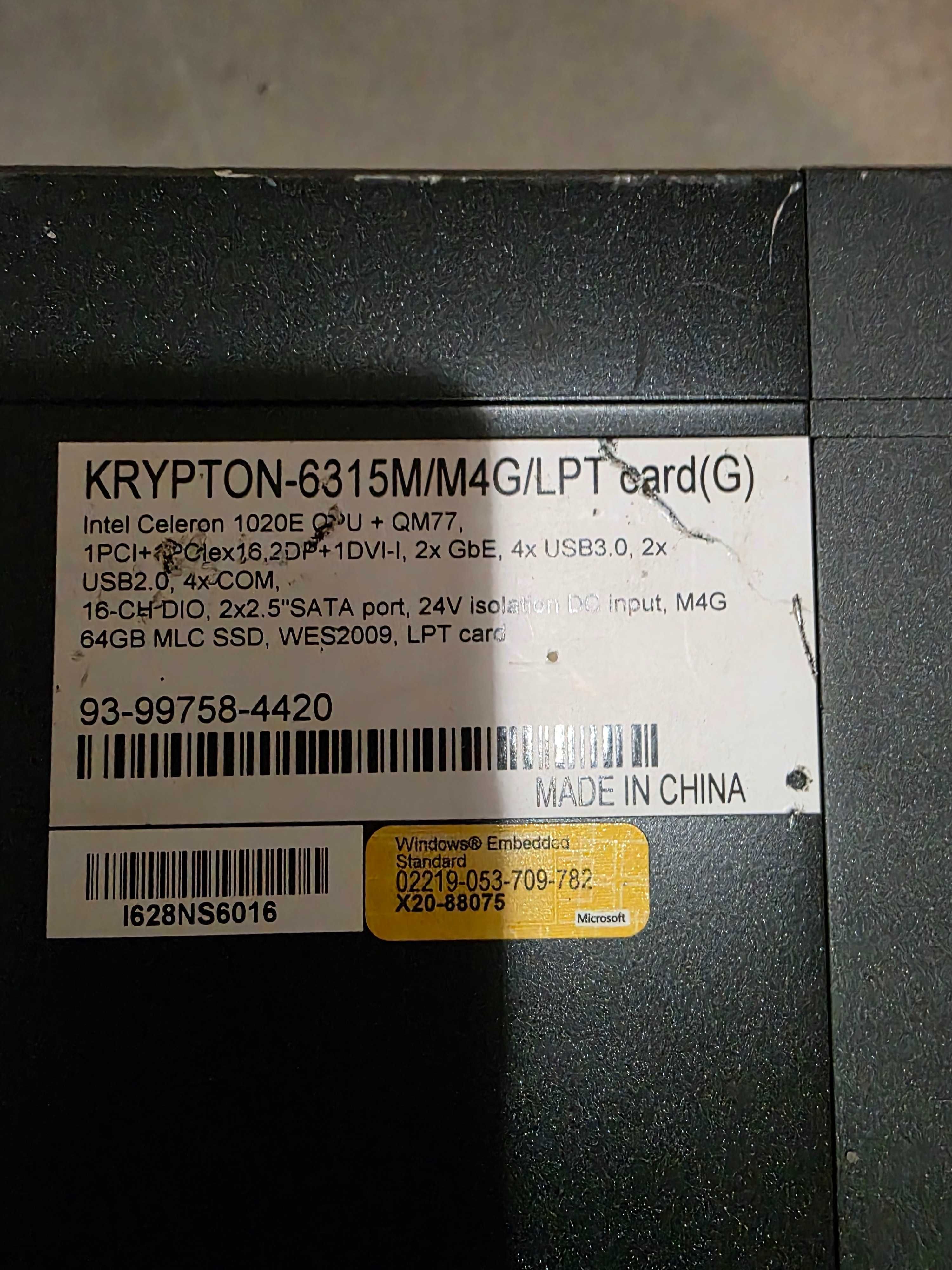 Matrix Krypton-6315M/M4G/LPT – Komputer przemysłowy bez wentylatora
