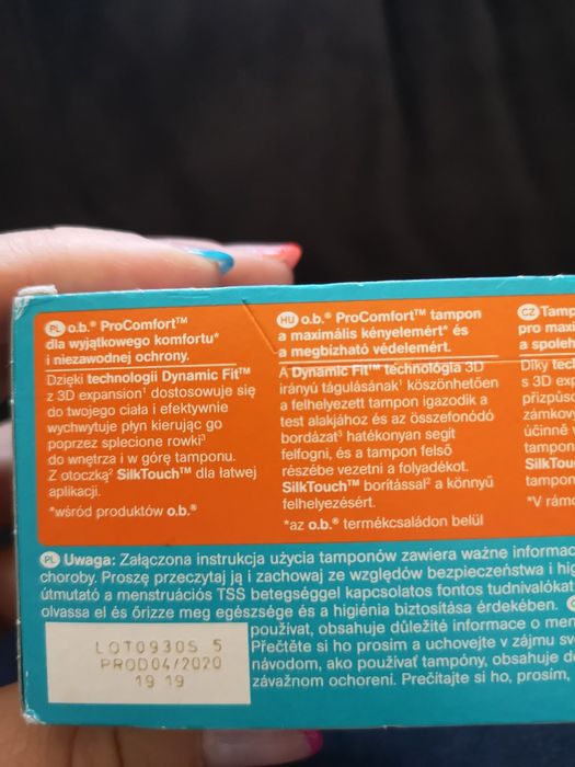 Nowe tampony Super OB ProComfort