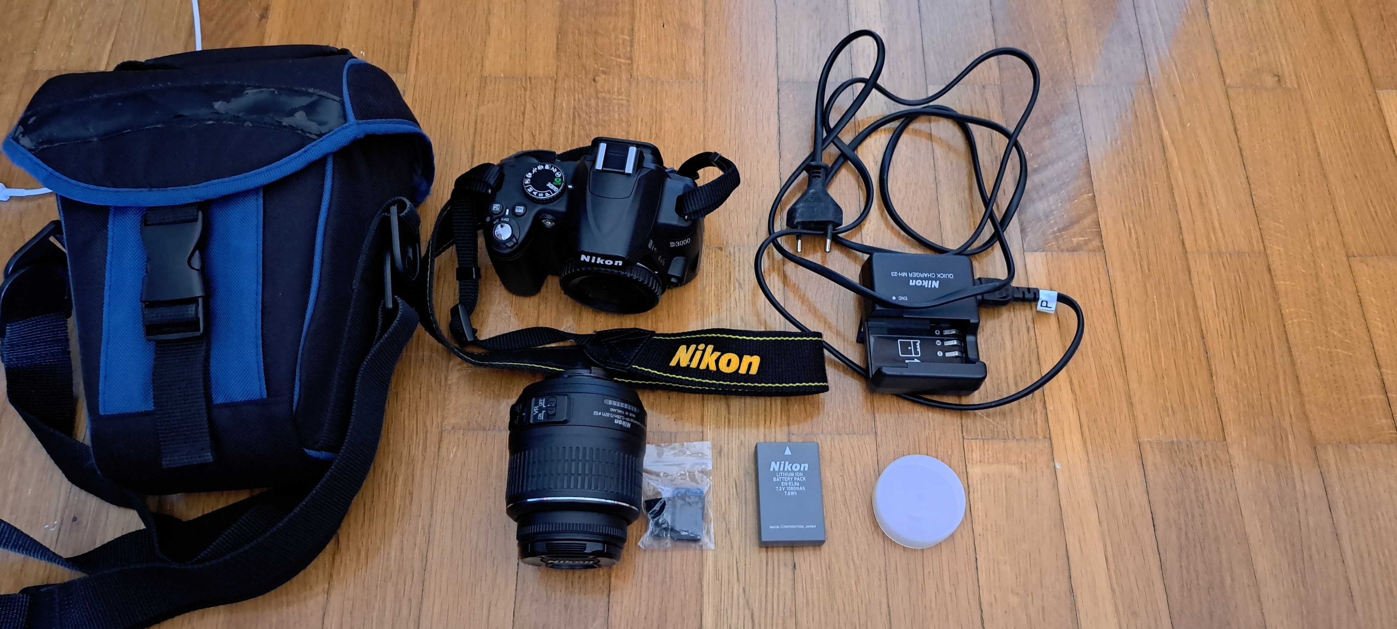 Máquina fotográfica Nikon D3000