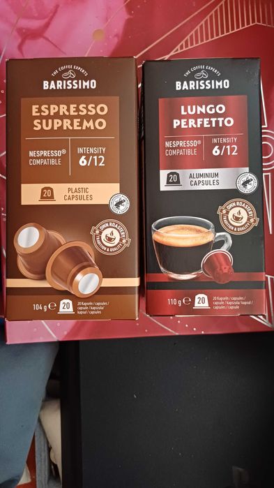 Капсули 20штук BARISSIMO для кавоварок з системою Nespresso