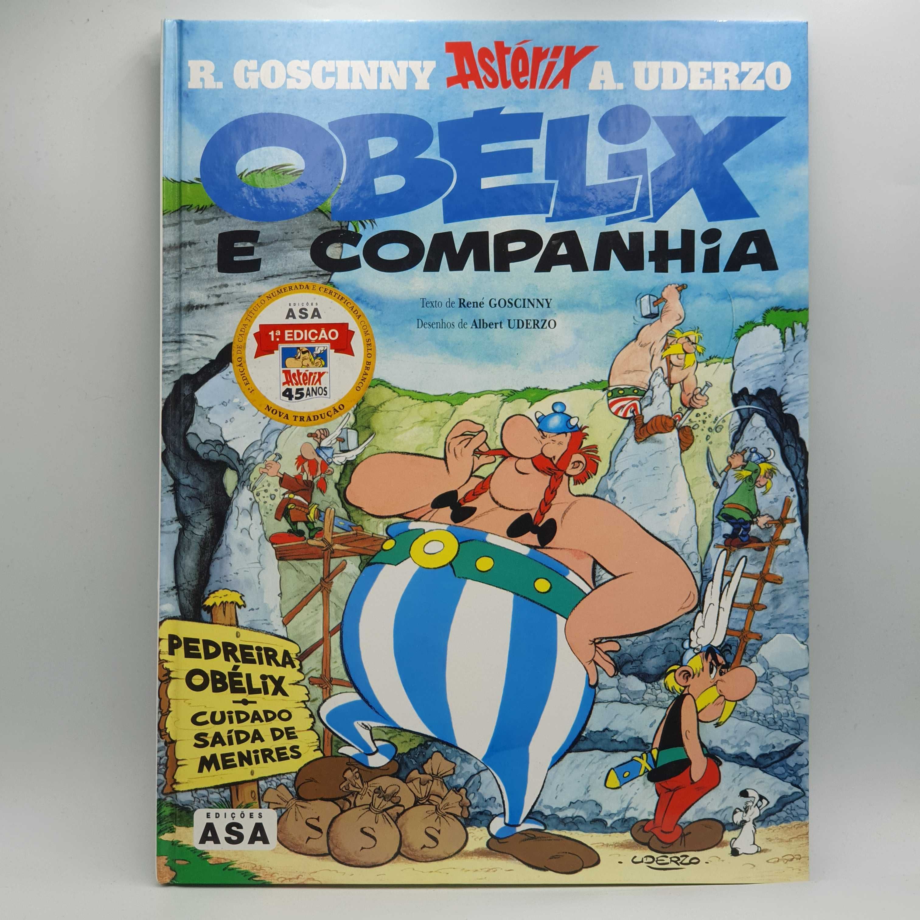 Livro - Goscinny, Uderzo - Obelix e Companhia - PAR4-SITE