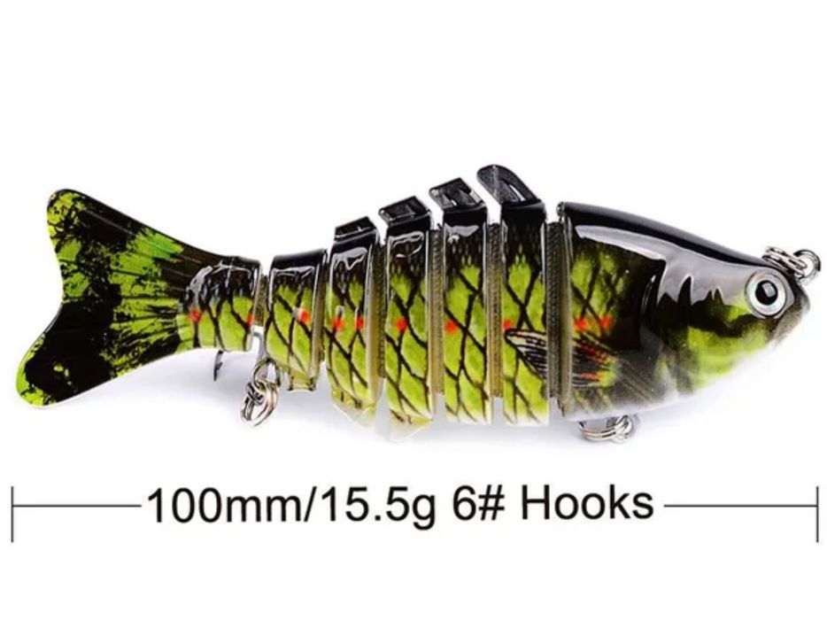 Przynęty Spinning Zestaw 5szt WOBLER Karaś Łamany Szczupak Sandacz