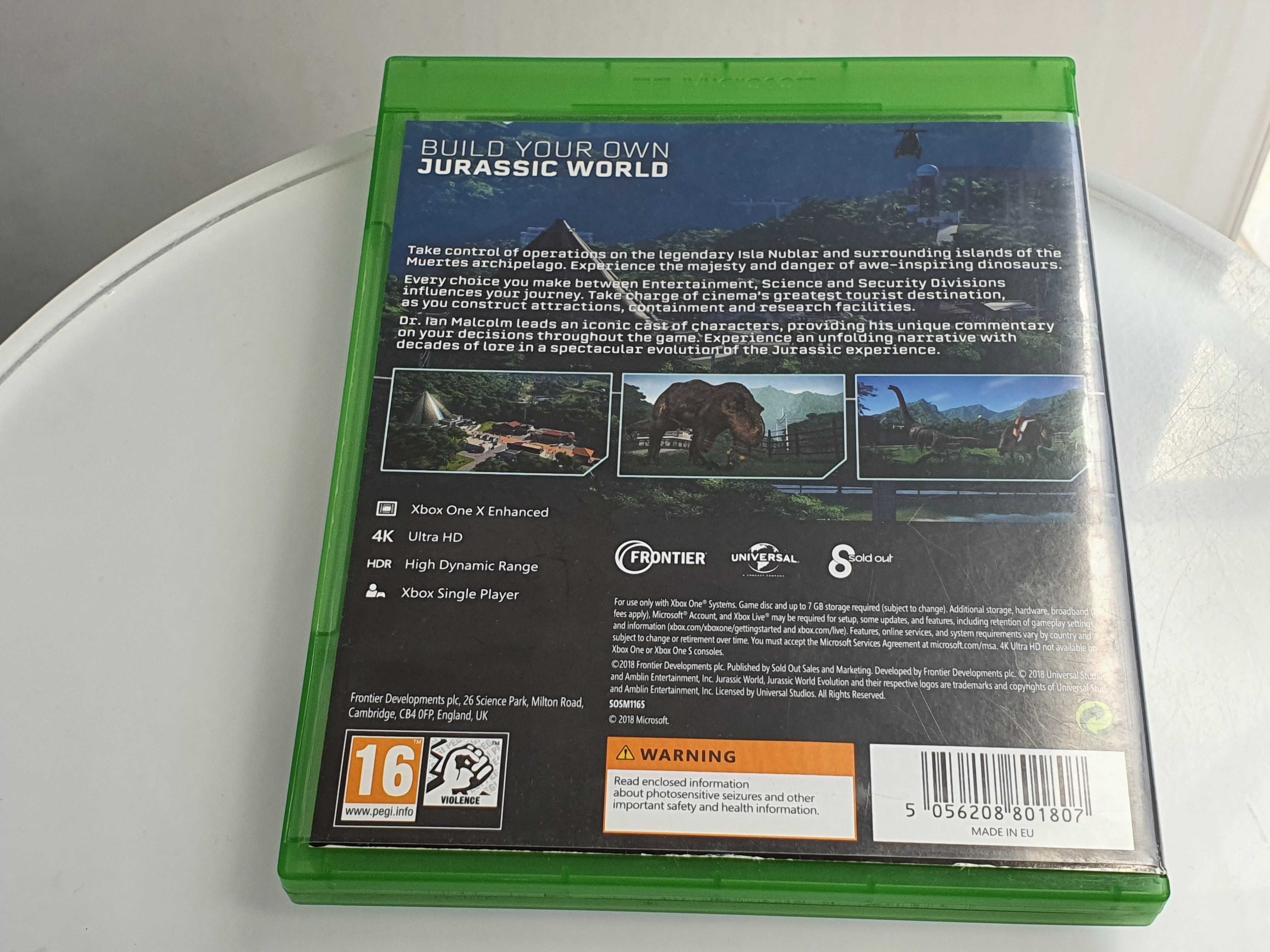 Jurassic World Evolution Xbox One / Xbox Series S /X Sklep Zamiana