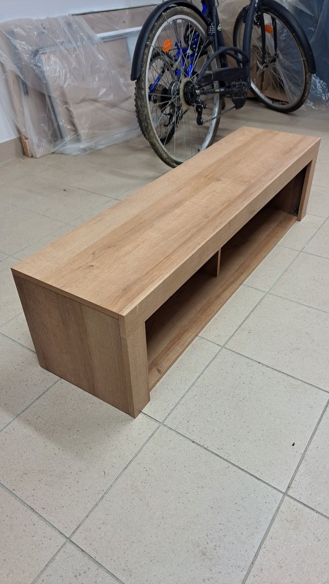szafka wisząca Balder 120 cm otwarta dąb riviera