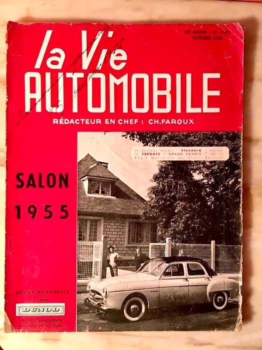 SALÃO AUTOMÓVEL - 1954 / 5 - 3 revistas francesas