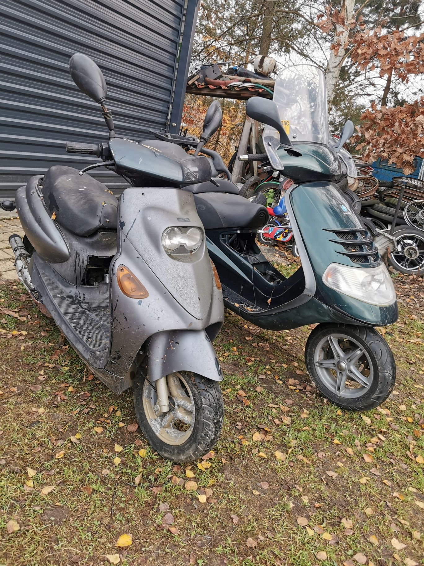 Piaggio hexagon 125 Yamaha 50 mbk Uszkodzone