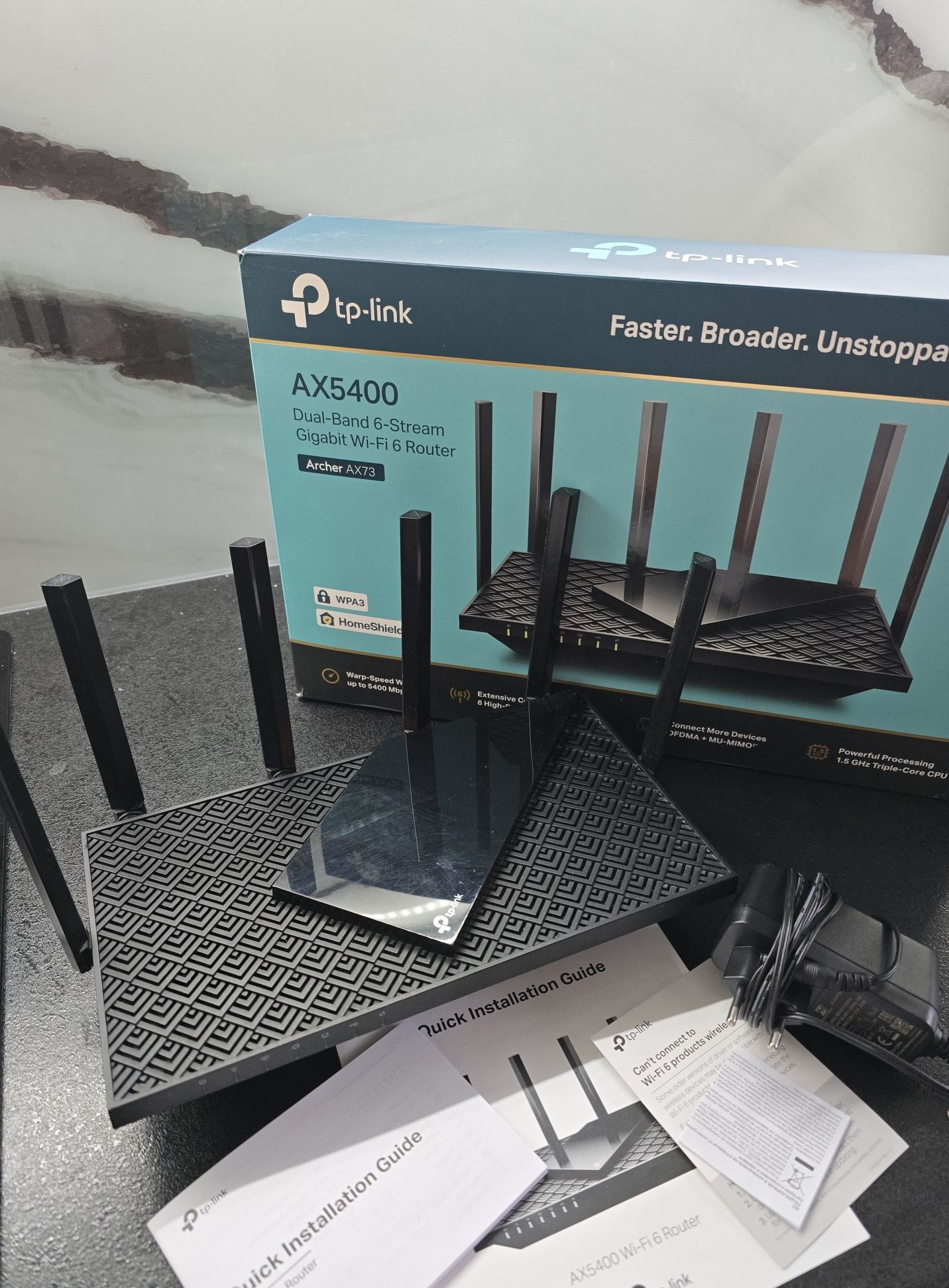 Router TP Link AX73 wifi 6 onemesh usb 3.0 2.4 5 GHz AX5400
