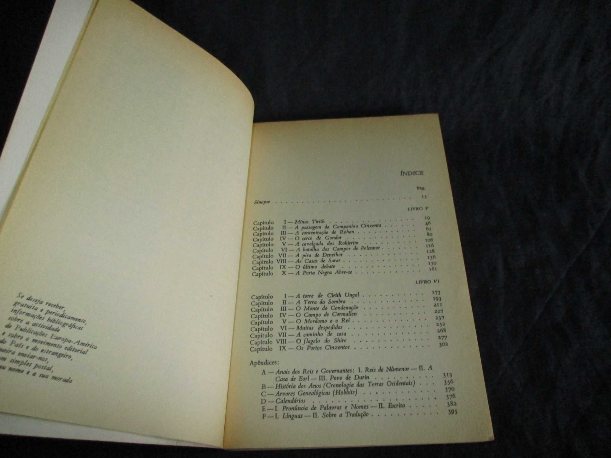 Livros Trilogia O Senhor dos Anéis Tolkien Volume II As Duas Torres