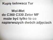 Ładowacz czołowy Tur Wol-Met do ciągnika traktora pozostałości, części