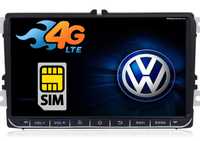 4G Sim! Автомагнитола Volkswagen VW9 4/32GB B6,B7,CC,Tiguan,Jetta,Polo