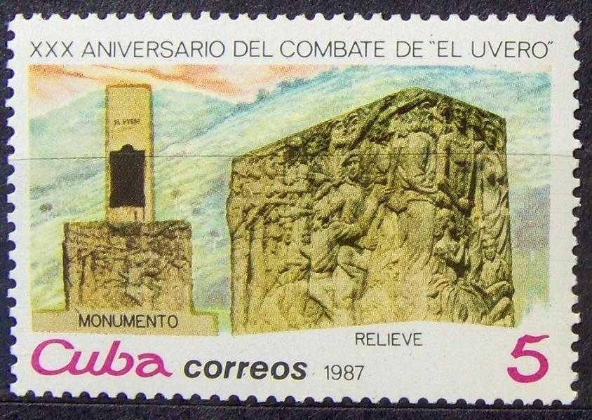 Znaczki Kuba 1987 stan** całe serie