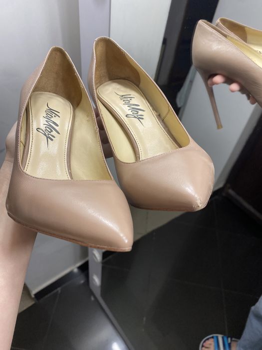 Бежеві туфлі / туфлі-човники, 38 розмір