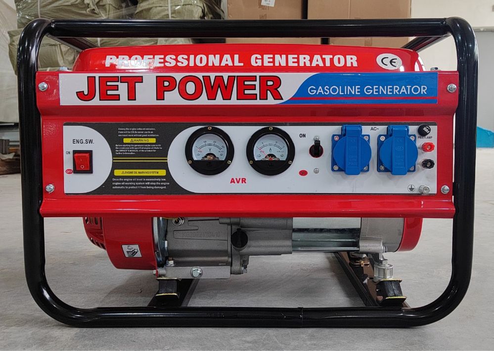 Продам генератор Jet Power 2,8 кВт з AVR, мідна обмотка