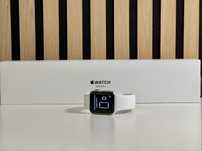 Apple Watch 3 38mm srebrny + bialy pasek