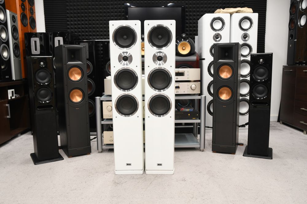 Kolumny podłogowe stereo Heco Celan GT 702 potężne brzmienie!