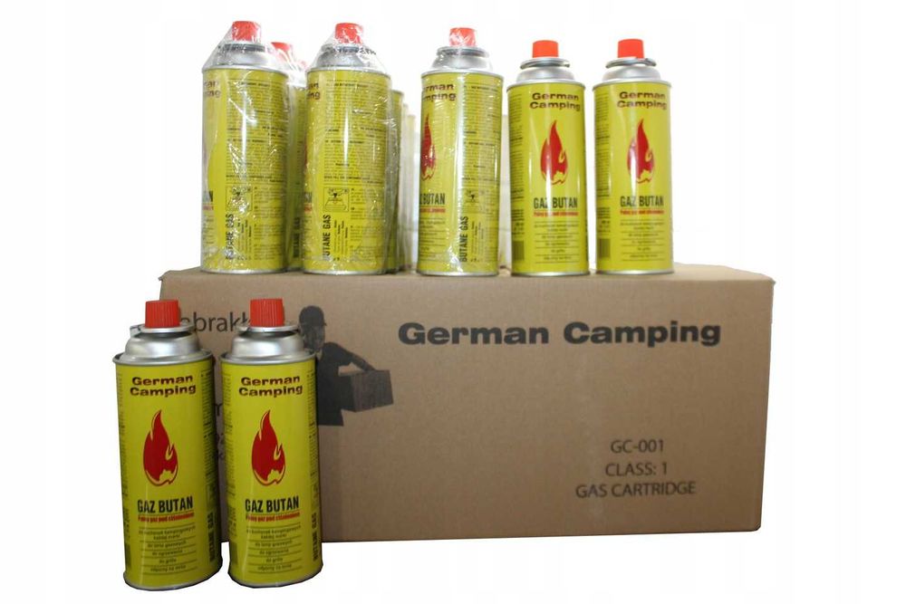 GAZ KARTUSZ gazowy nabój 28 sztuk gazy kartusze German Camping