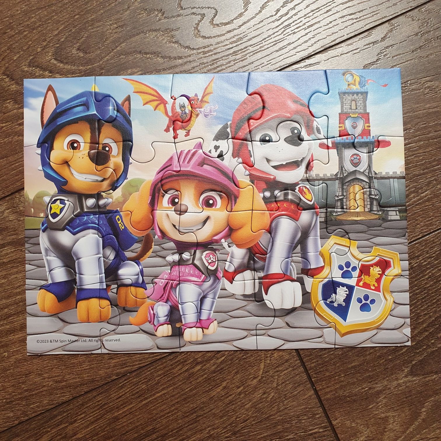 Puzzle PAW psi patrol książeczka kolorowanka Gratis naklejki