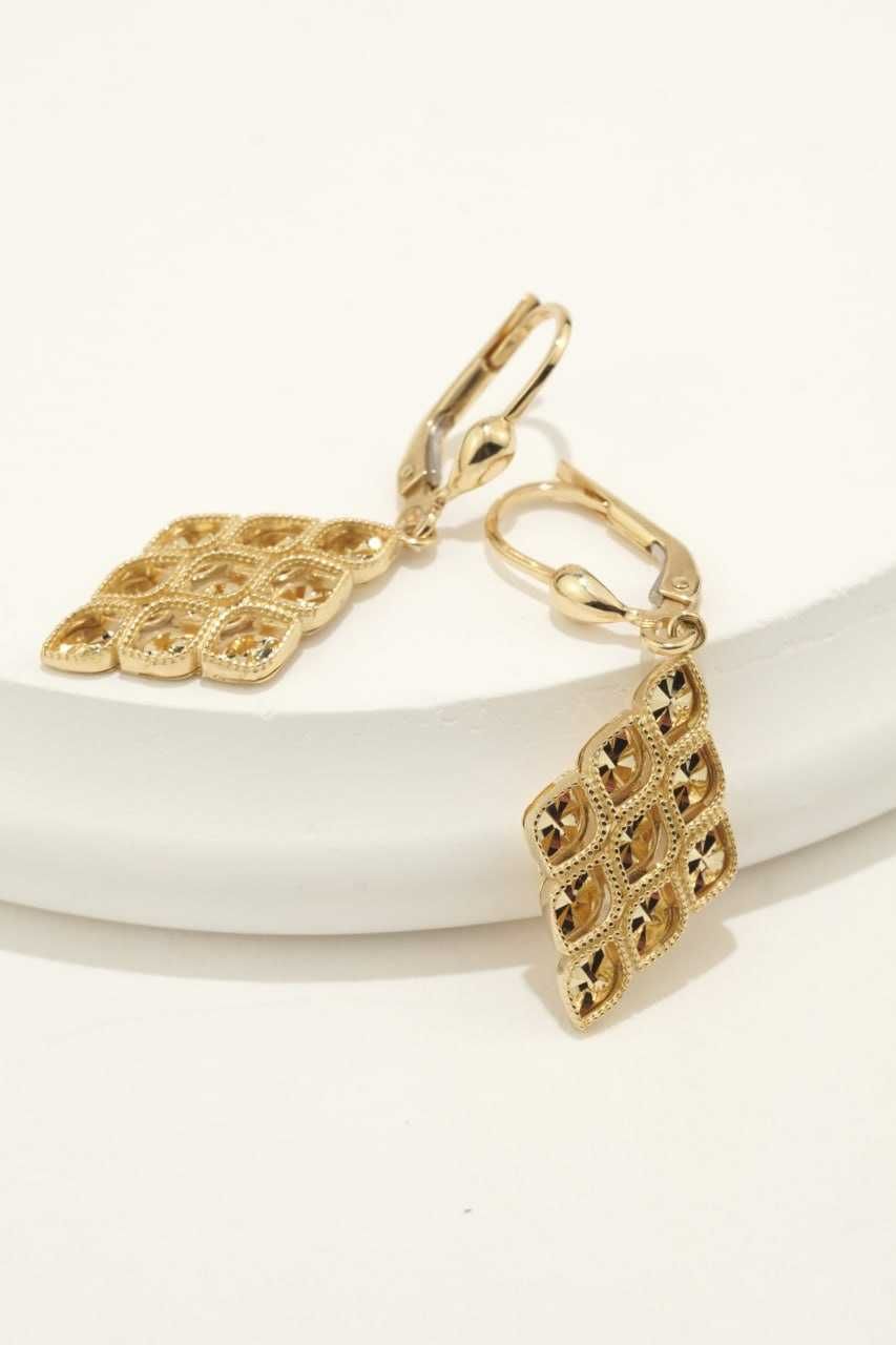 Złote kolczyki 14K 3.48g