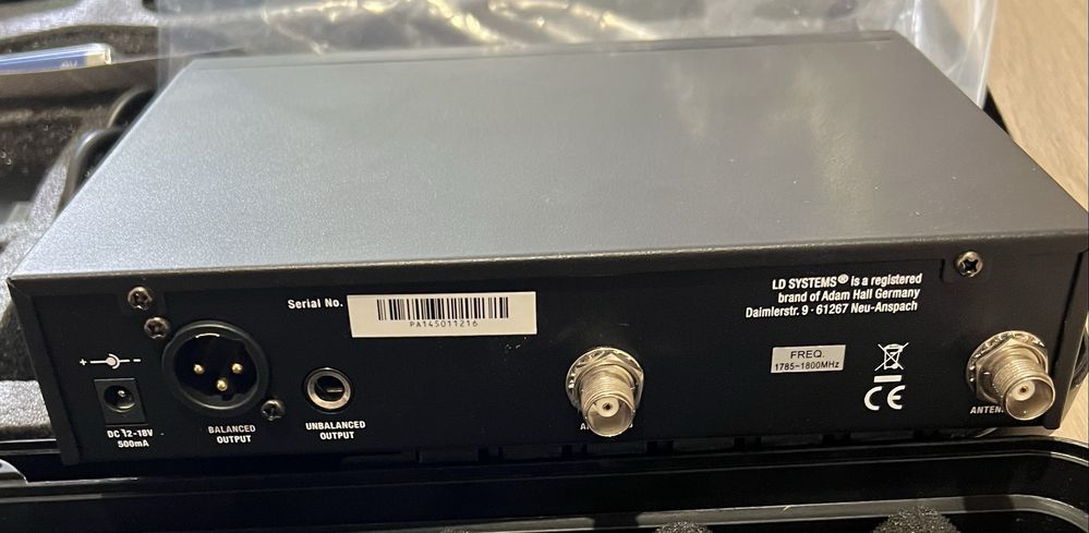 Радиосистема с головной гарнитурой/микрофоном LD Systems WS 1G8 BPHH