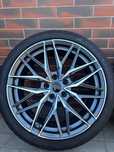 Felgi 19 MSW 50 Grey Polished  z oponami Yokohama Advan Sport