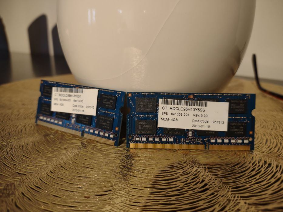 2x 4GB Memória RAM para portátil (Hynix)