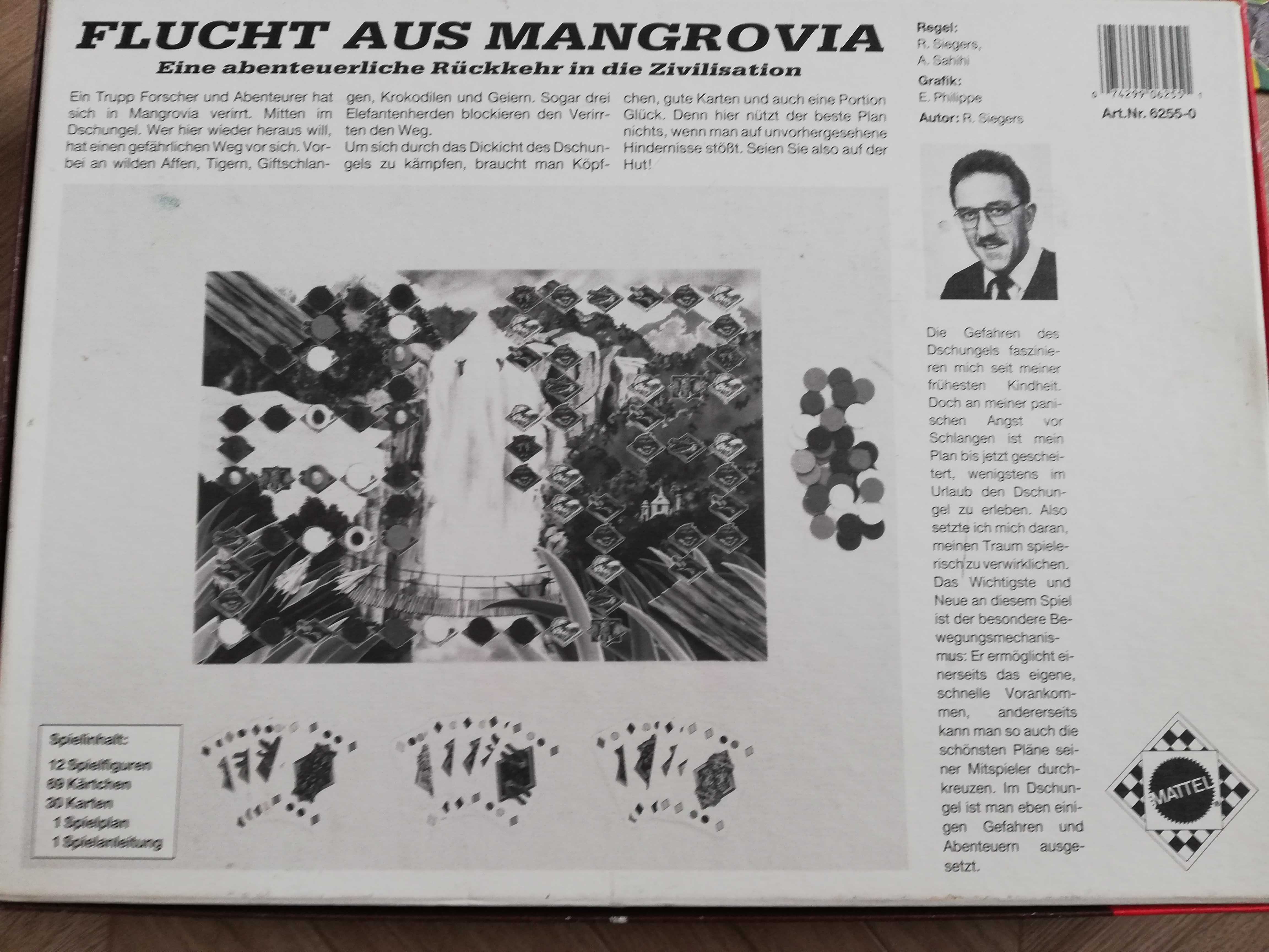 Gra Planszowa Mangrovia Mattel 8+ 1989r