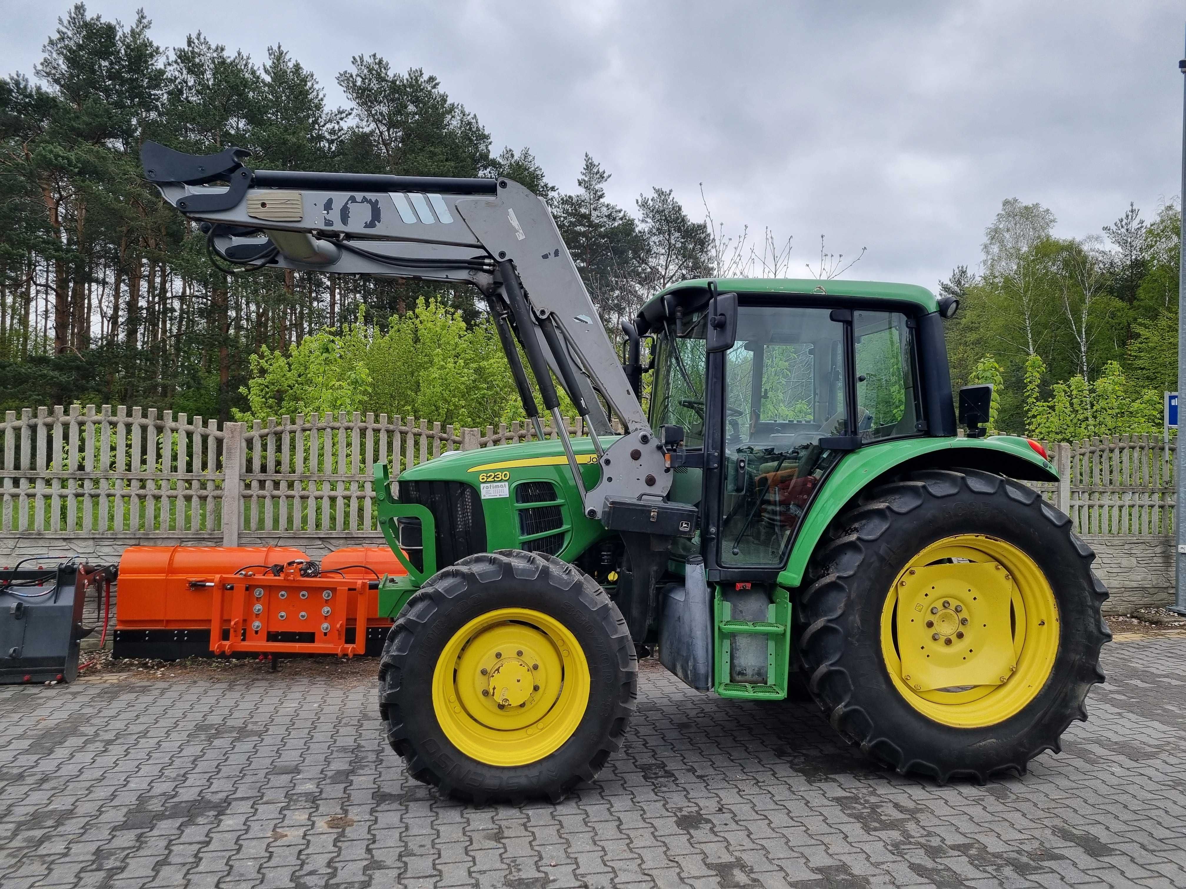 John Deere z ładowaczem MX JD 6230 JD 6320 JD 6330