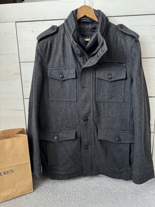 Чоловіче стильне пальто wool GUESS оригінал М
