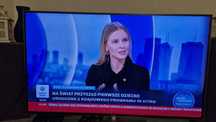 Telewizor SHARP LC-50LE762E, 50 cali, 3D, z małą wadą