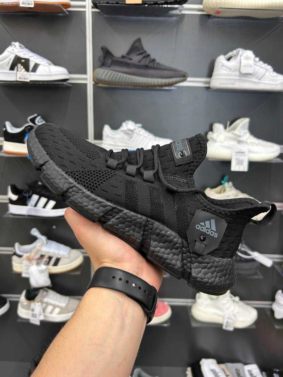 Чоловічі кросівки Adidas Boost сквозна сітка адідас (41-45)