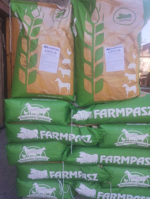 NOWA PASZA 25 kg  FARMPASZ dla królików karma