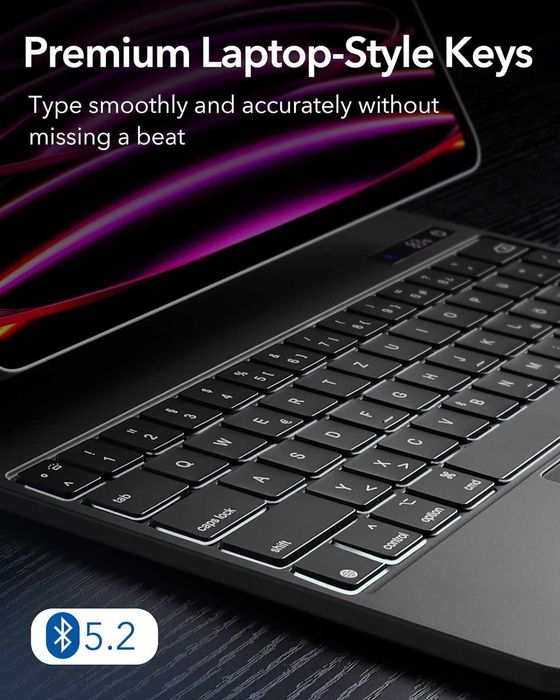 ESR Rebound Magnetic Keyboard iPad Pro 12.9'' etui klawiatura Touchpad