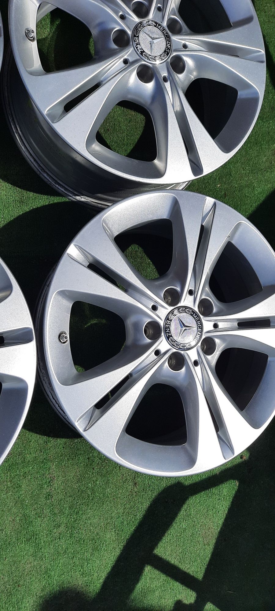 Alufelgi 17" Mercedes 5x112 oryginalne z czujnikami +Gratis