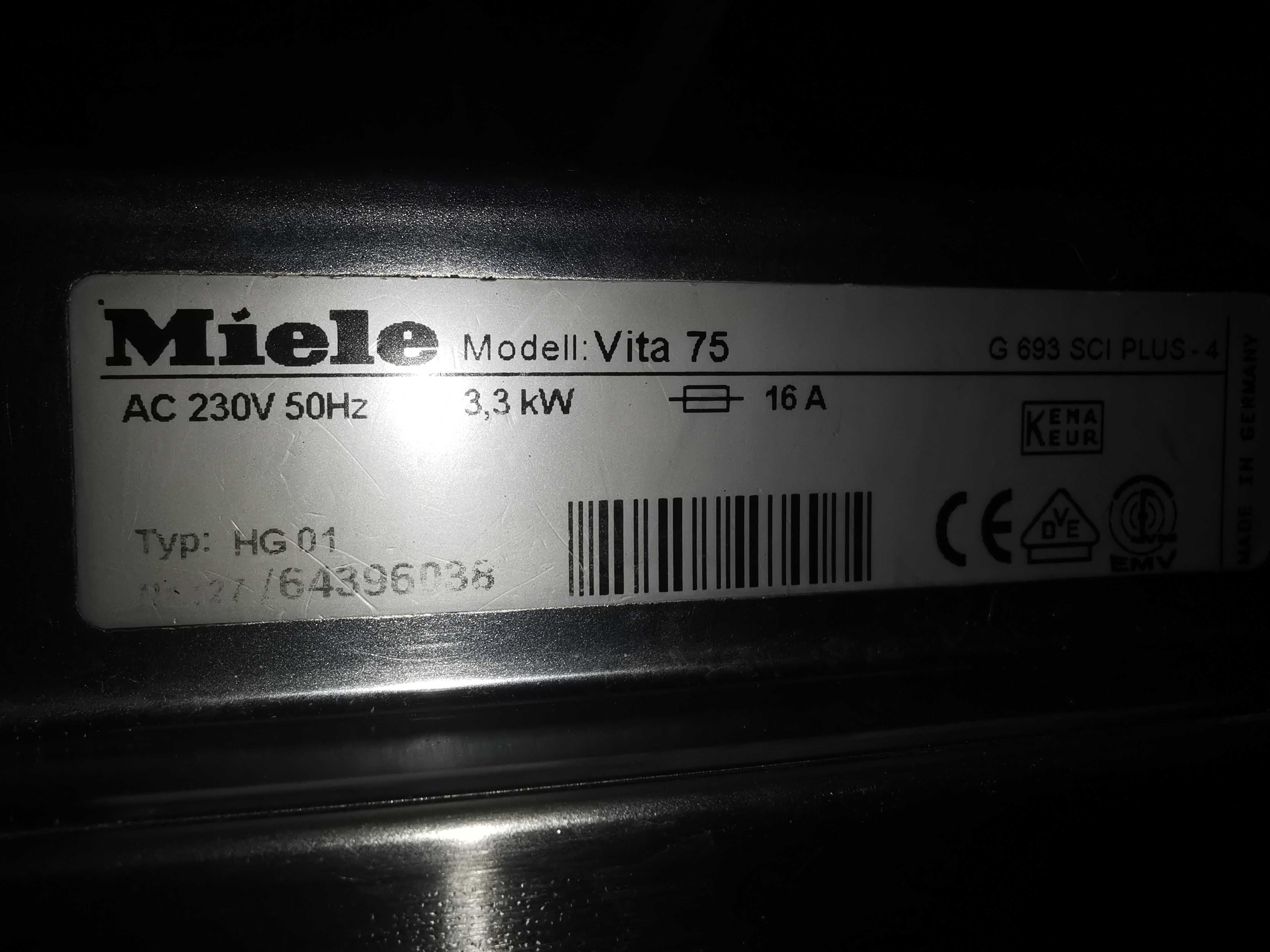 Zmywarka Miele sprawna Vita 75 Turbothermic szer. 60