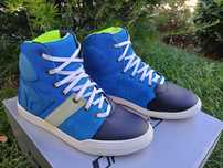Dainese York Air Performance Blue / Fluo Yellow — Tamanho 41