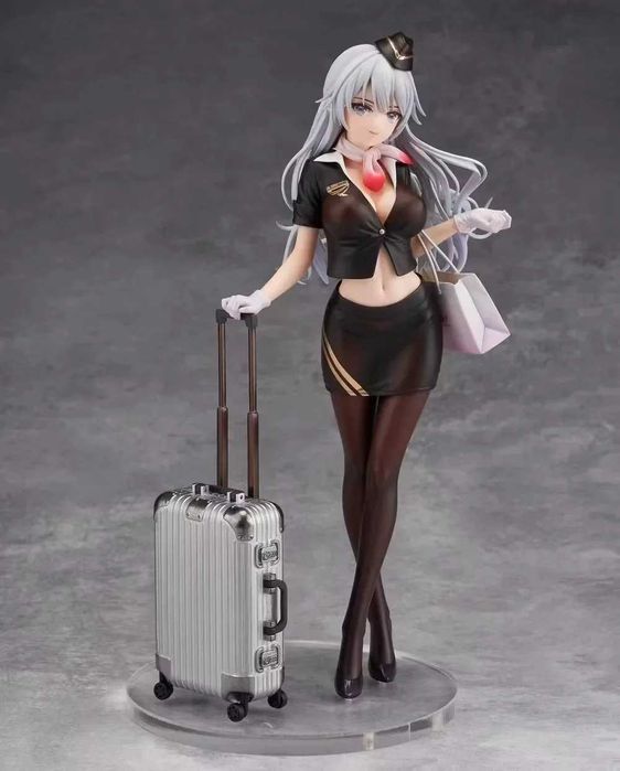 figura anime aeromoça sexy Assistente de Bordo