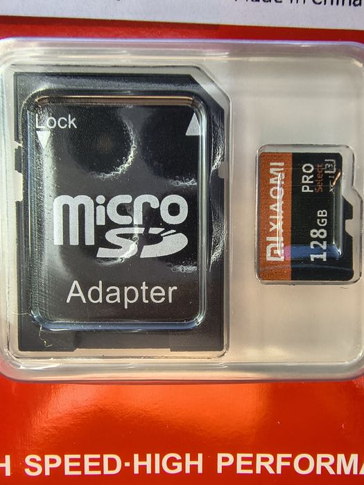 Cartão de memória SD card 128GB Novo