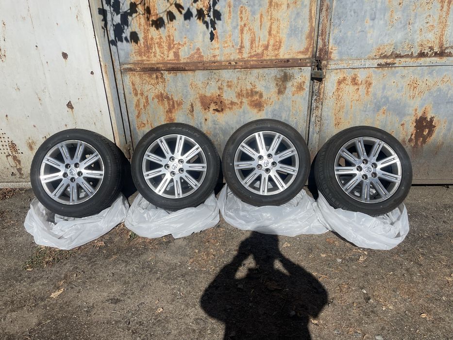 Копмлект колёс, резина диски  r17 215 55 5x114.3
